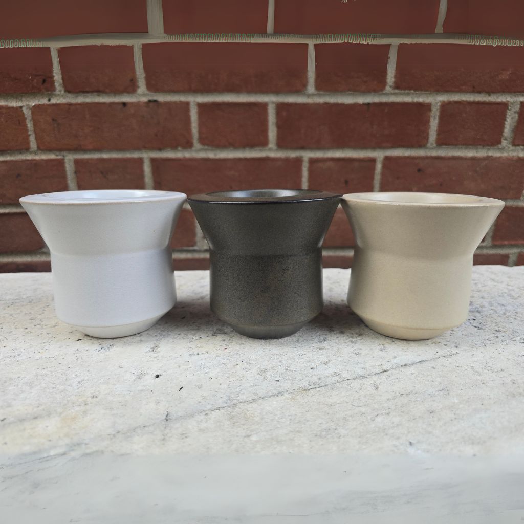 Chaltén White Insulated Ceramic Mate Gourd