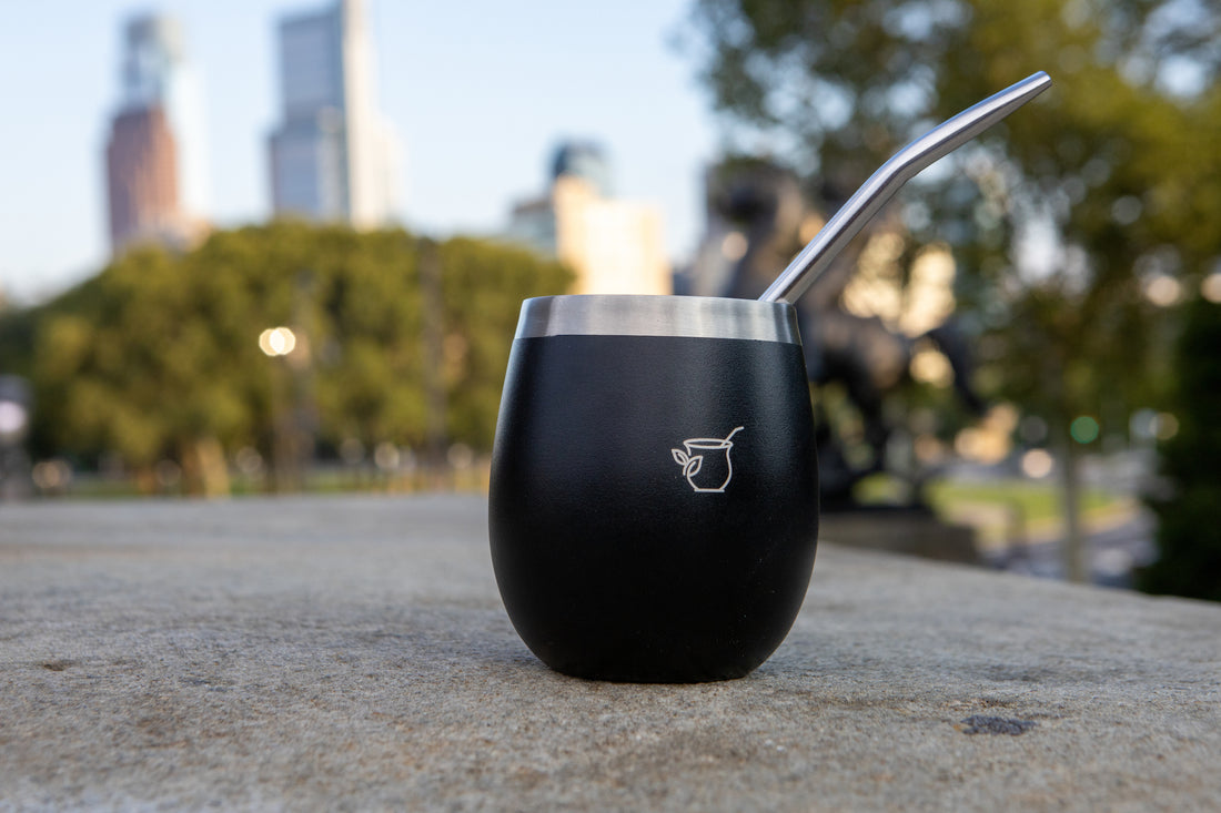 MateBrew yerba mate cup and bombilla in Philadelphia
