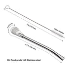 Bombilla and cleaning brush specifications