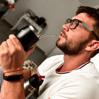 Guy drinking Playadito from his Yerba Crew mate cup.