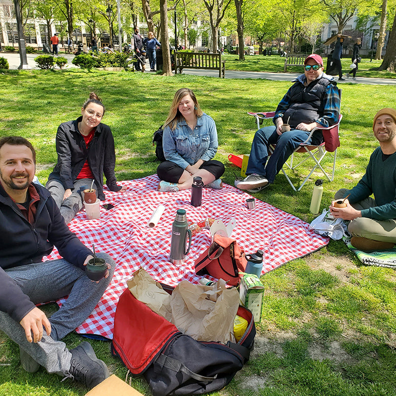 Mateada Washington square park philadelphia yerba mate