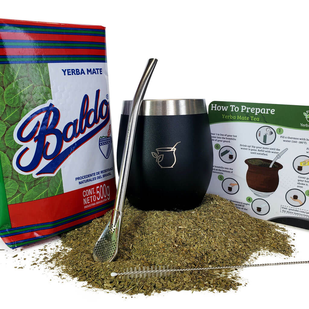 Condor Black gourd and Baldo 1 lb yerba mate bundle