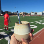 Bariloche white ceramic gourd Philadelphia soccer game