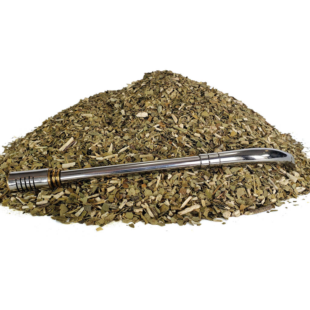 Bombilla with twist off filter on yerba mate