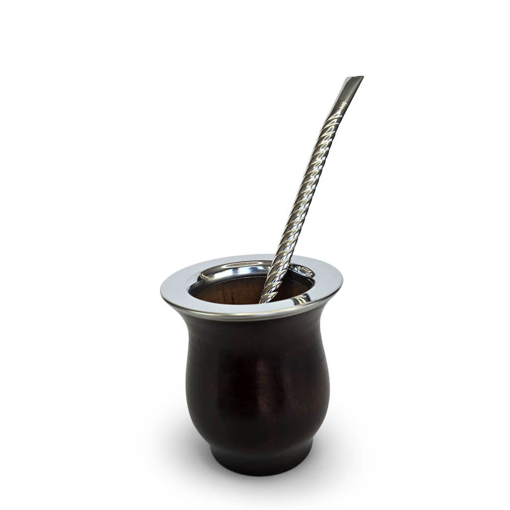 Ipanema bombilla in wooden gourd
