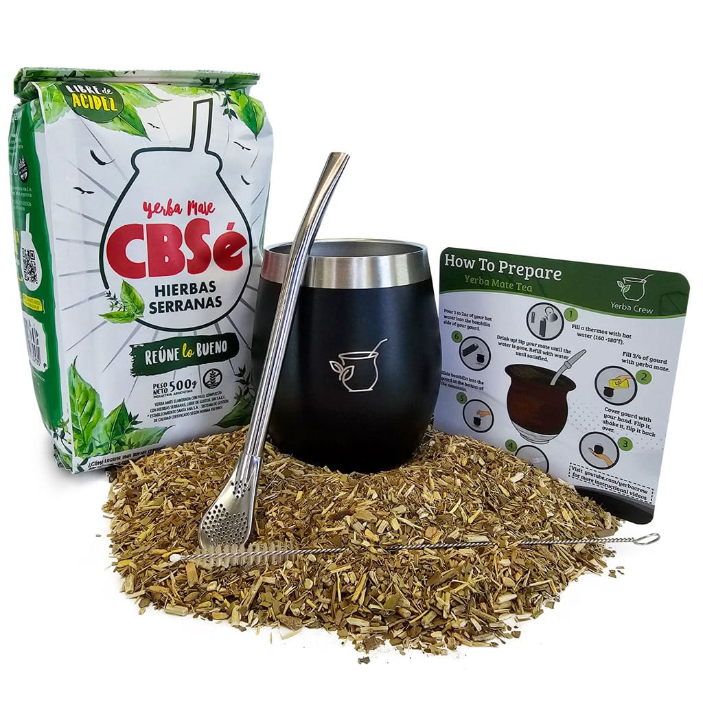 Condor Black gourd and CBSé 1 lb Mint yerba mate bundle