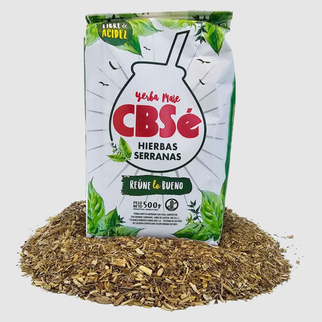 CBSé Hierbas Serranas (Peppermint and Mint) Yerba Mate 1.1lbs (500g)