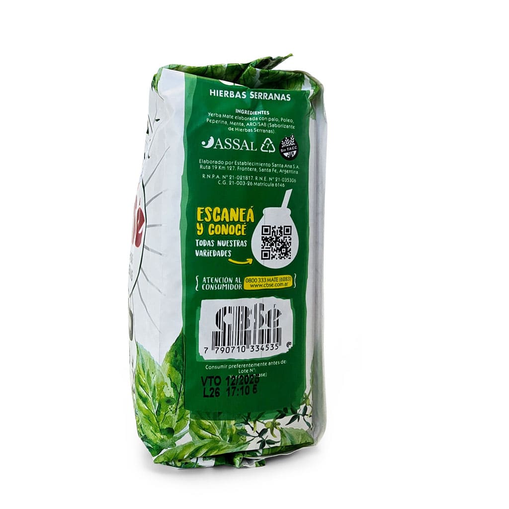 Glacier White gourd and CBSé 500g Mint yerba mate bundle