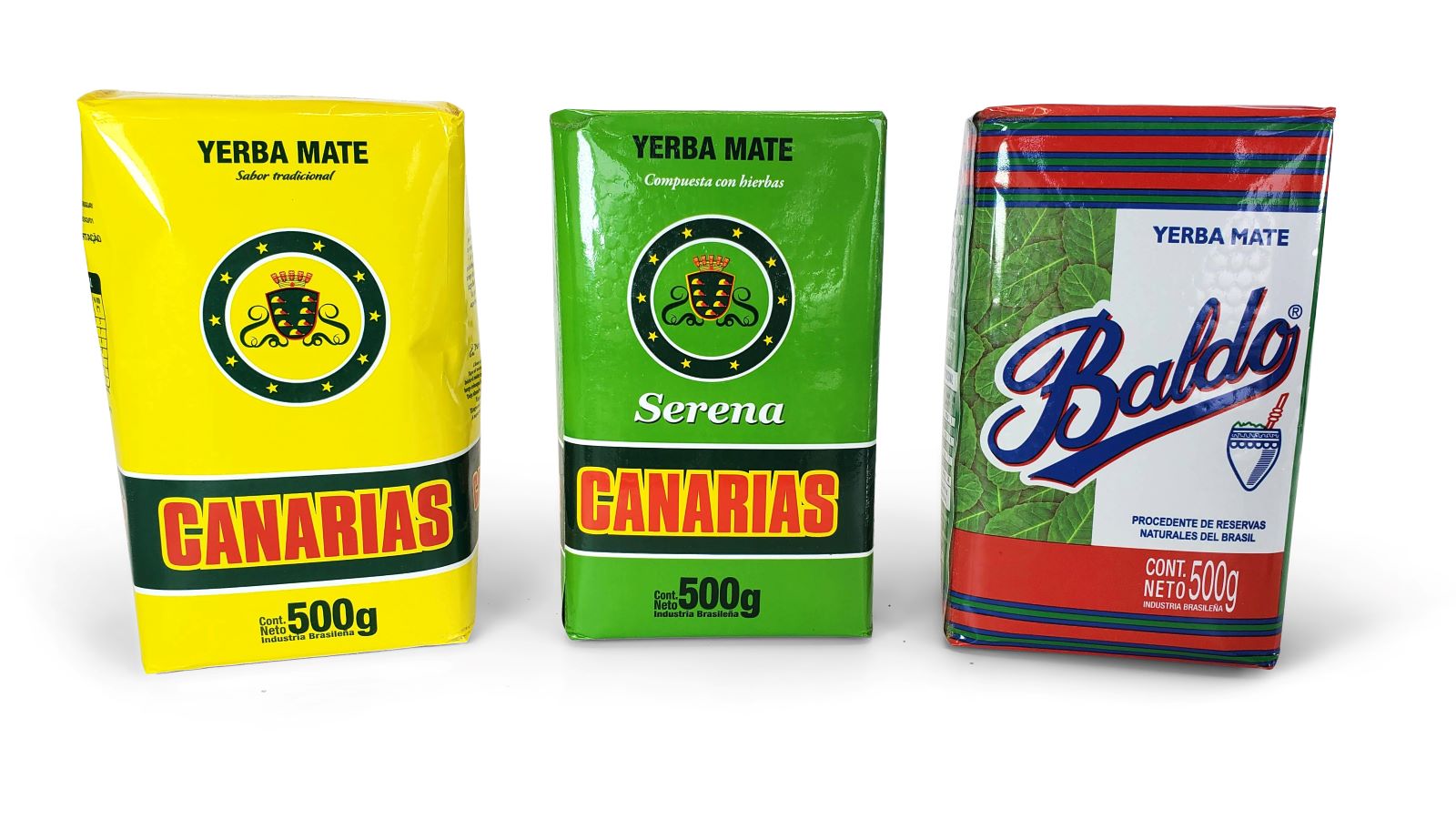 Yerba mate Canarias, 500 g / 17.63 oz (Yellow pack)