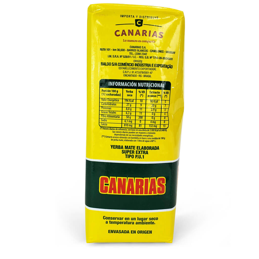 Canarias nutritional facts and contents