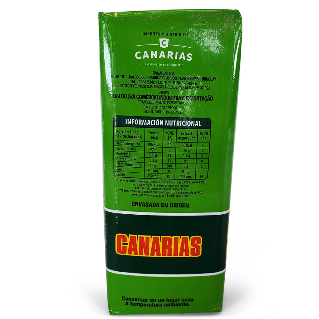 Yerba Mate SERENA CANARIAS de 2 Kg (4,4 Libras) - Energía Natural y Yerba Mate SERENA CANARIAS de 2 Kg (4,4 Libras) - Energía Natural y