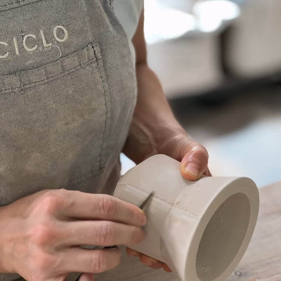 Cafayate Clay Insulated Ceramic Mate Gourd