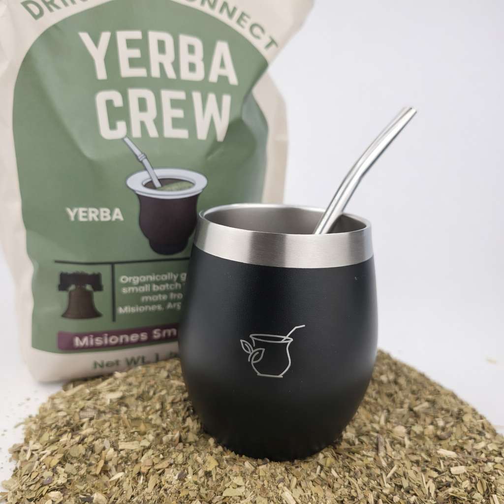 Condor Black Stainless Steel Gourd & Yerba Mate Bundle