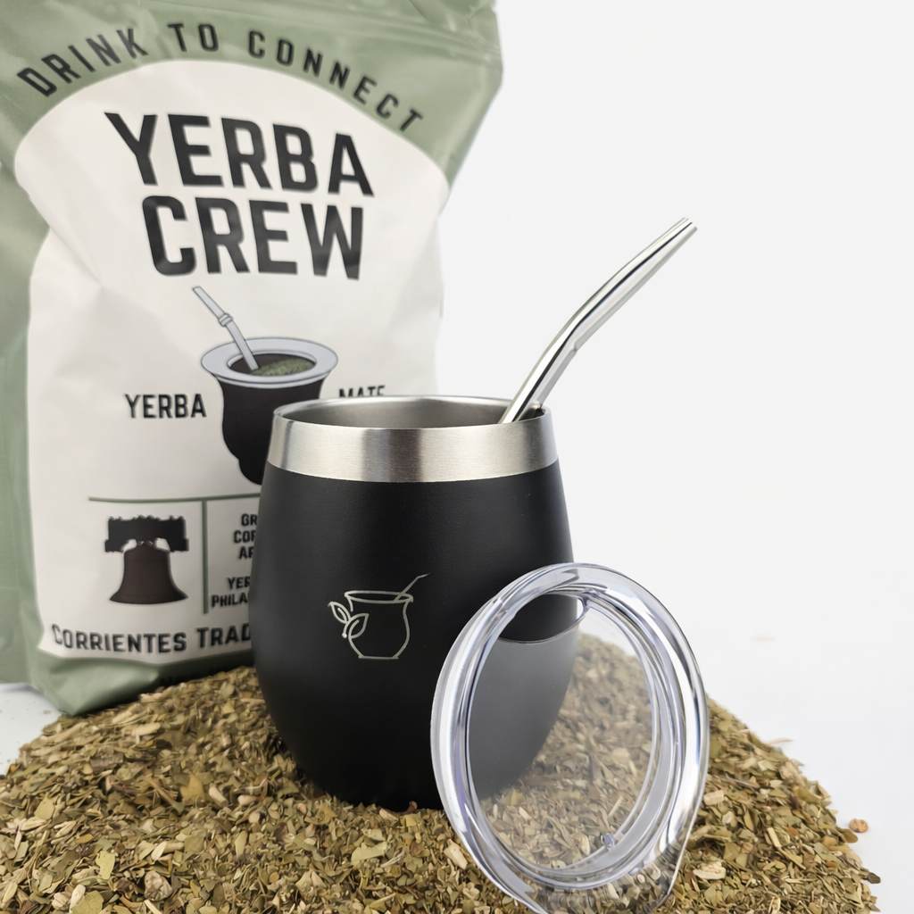 Condor Black Stainless Steel Gourd & Yerba Mate Bundle