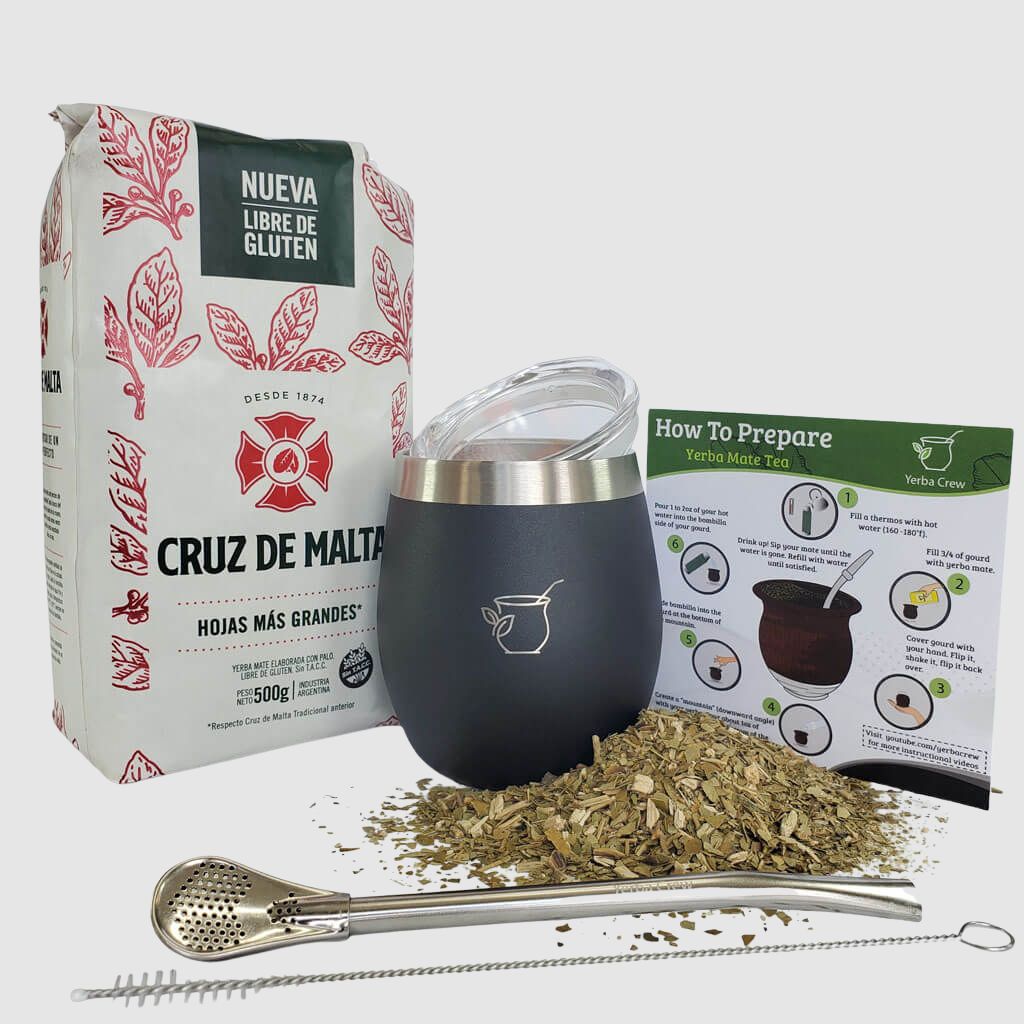 Condor Black gourd and Cruz de Malta 500g yerba mate bundle