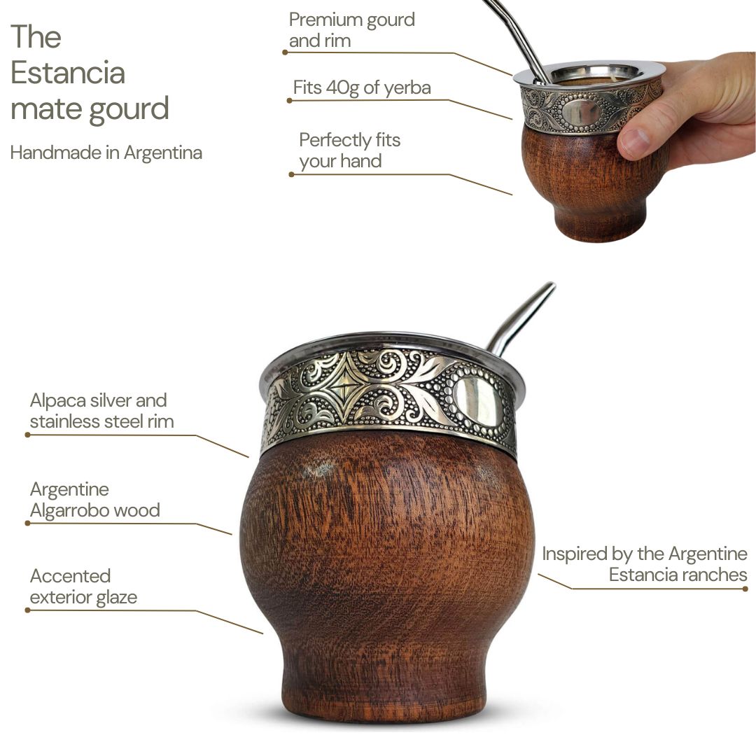 Estancia Imperial wooden yerba mate set – Yerba Crew