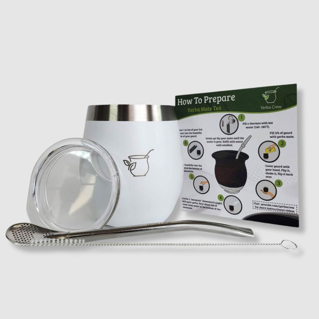 Glacier White stainless steel mate set