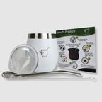 Glacier White stainless steel mate set