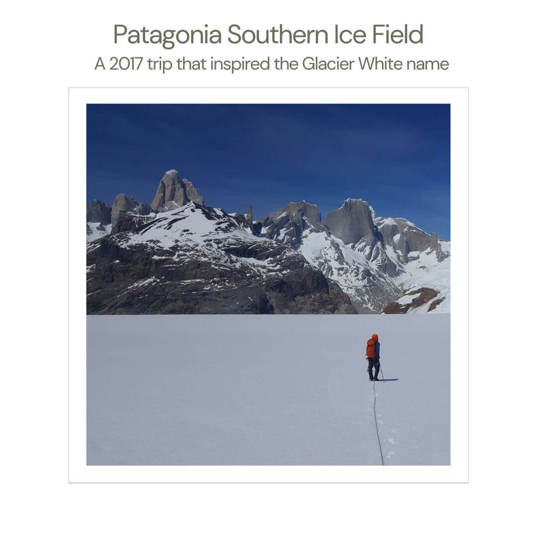 Patagonia Southern Ice Field with Mount Fitz Roy and Cerro Torre in the background