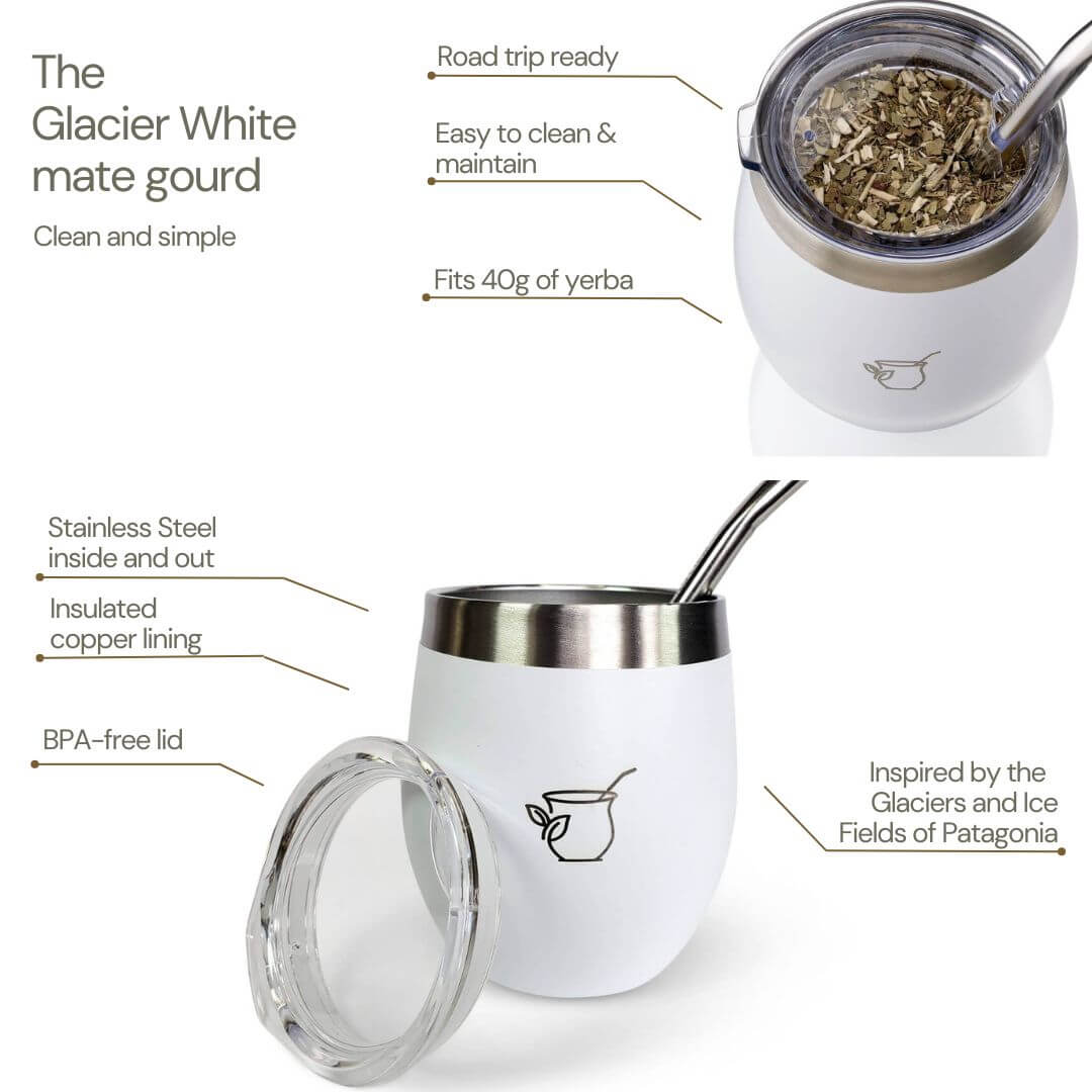 Glacier white stainless steel gourd product benefits and inspiration