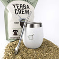 Glacier White Stainless Steel Yerba Mate Bundle