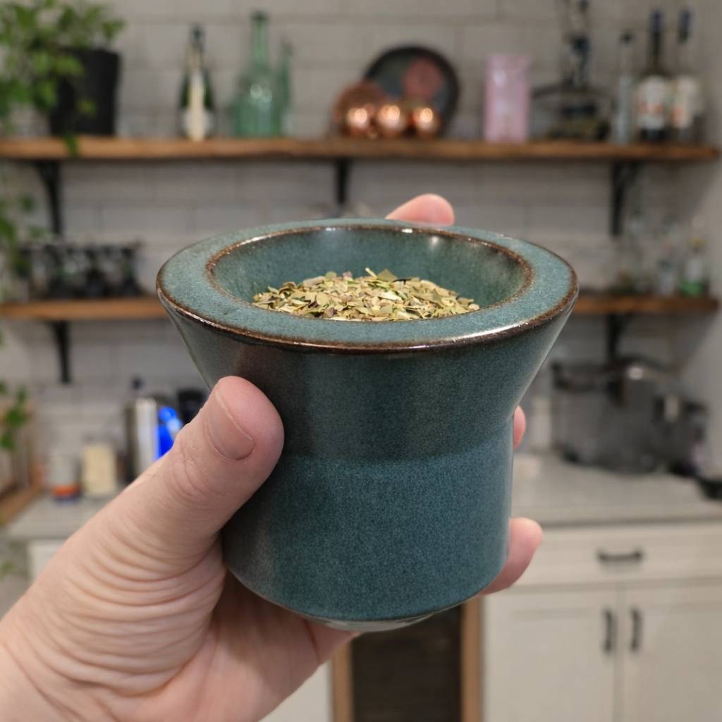 Laguna Turquesa Ceramic Mate Gourd