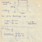 Sketch of ceramic mate cup