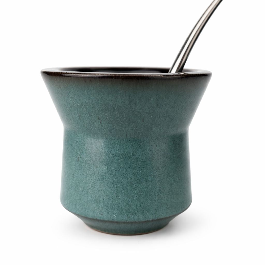 Laguna Turquesa Ceramic Mate Gourd