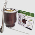 Libertad wooden yerba mate set