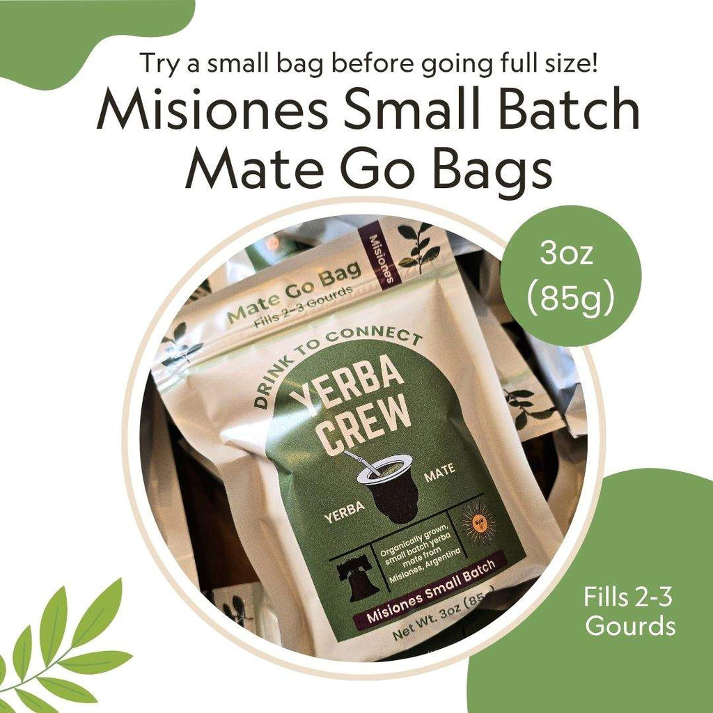 Yerba Crew Misiones Small Batch yerba mate Go Bags (3 oz)