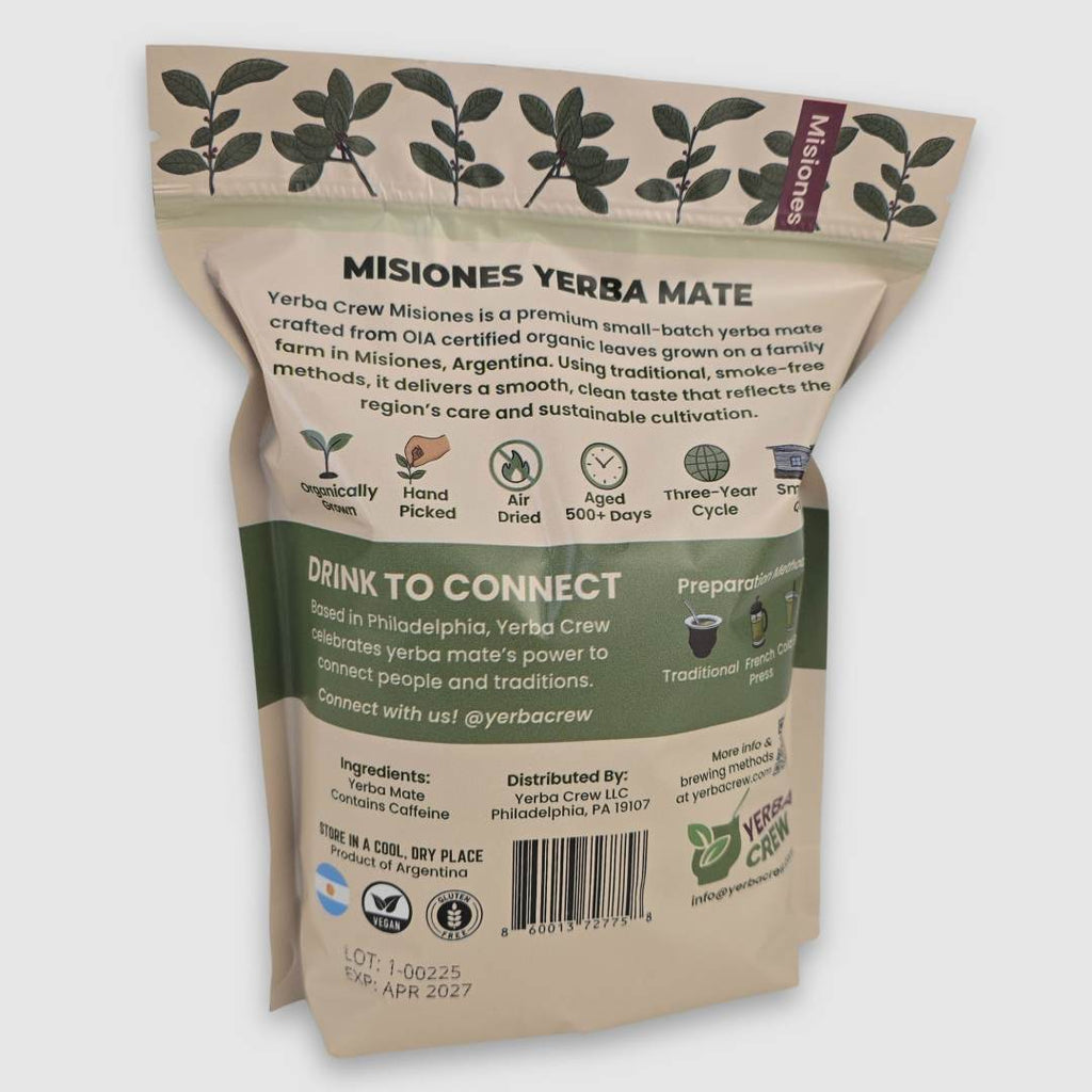 Yerba Crew Misiones Small Batch yerba mate (1 lb) Yerba Crew Misiones Small Batch yerba mate (1 lb)