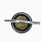 Oleaje Blue Limited Edition Insulated Ceramic Mate Gourd