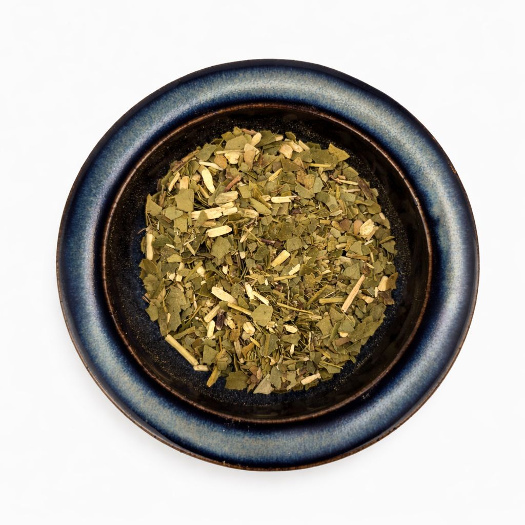 Oleaje Blue Limited Edition Insulated Ceramic Mate Gourd