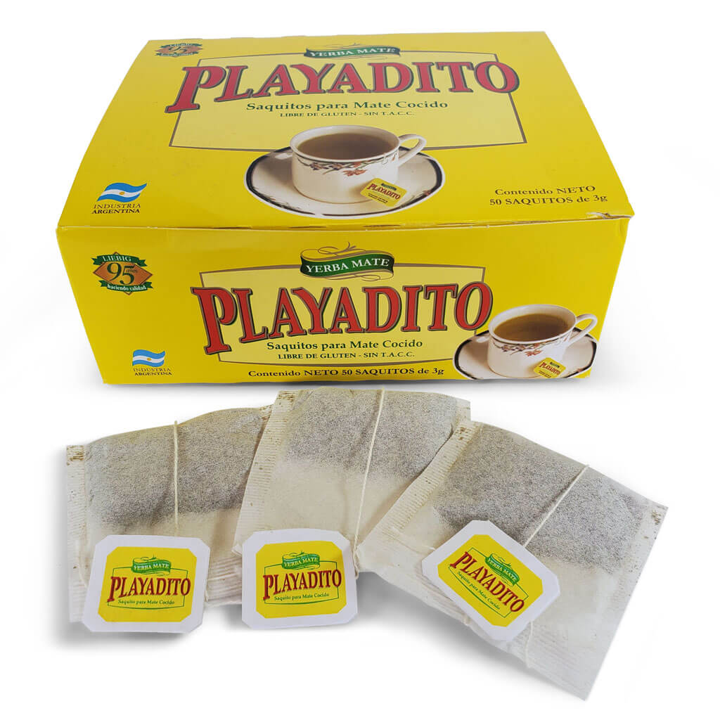 Playadito Tea bags for Mate Cocido (50 Tea bags)