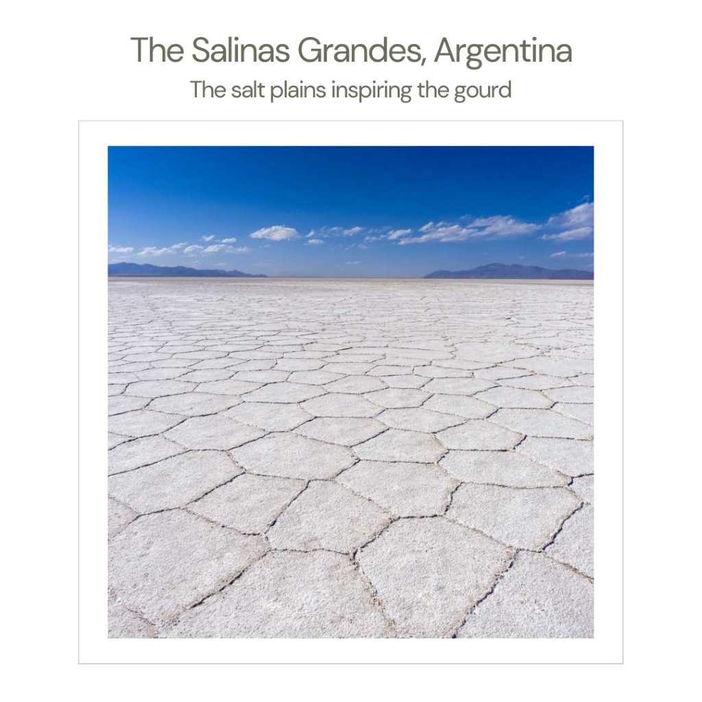 Salinas Grandes Imperial leather and steel mate gourd