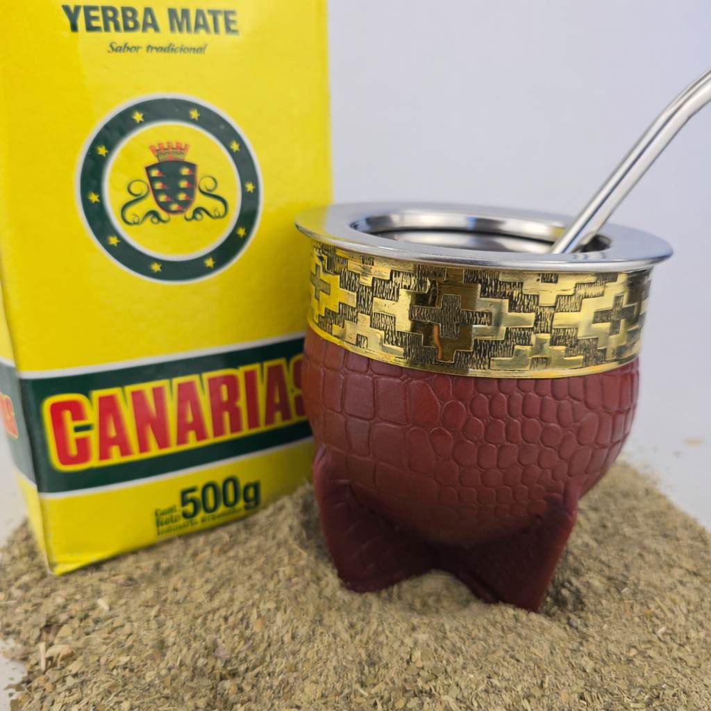 Salinas Grandes Imperial Mate Gourd & Yerba Mate Bundle