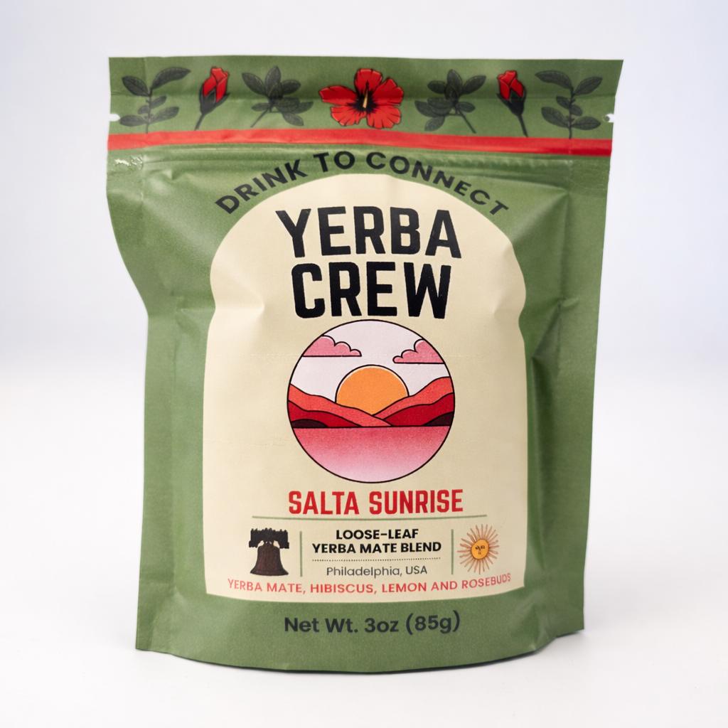Salta Sunrise Hibiscus Yerba Mate Blend 3oz (85g)