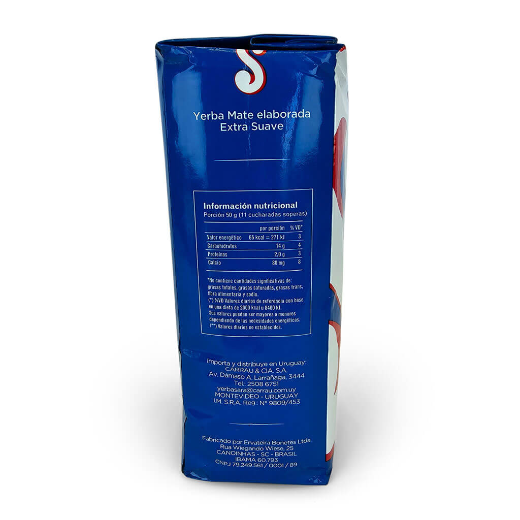 Sara Extra Suave yerba mate 1 lb (500g)