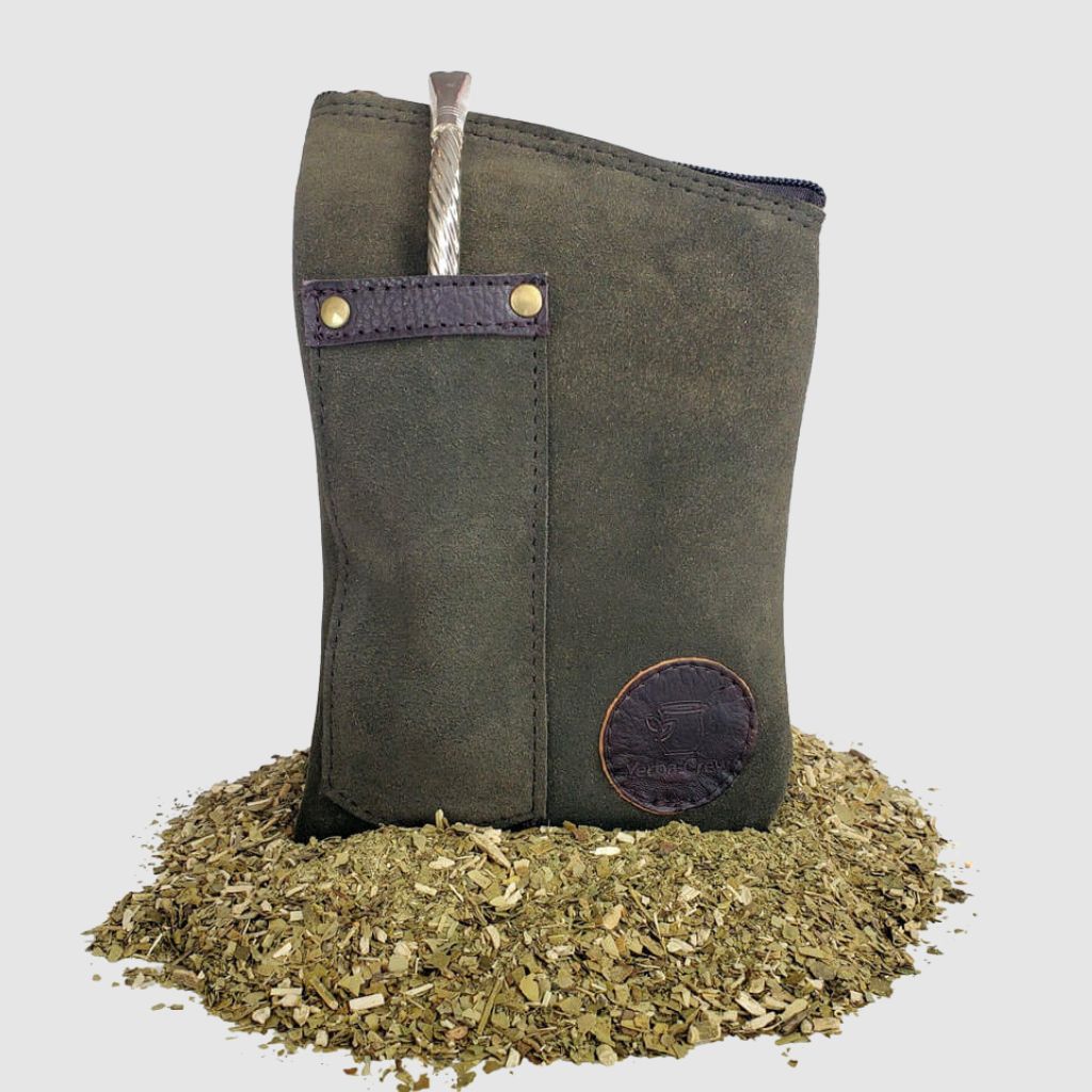 Suede Yerbera - Green