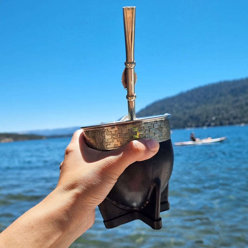 Yerba mate stainless steel gourd for terere