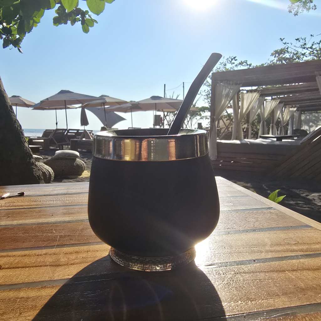Volcán Dark Wood Mate Gourd Set
