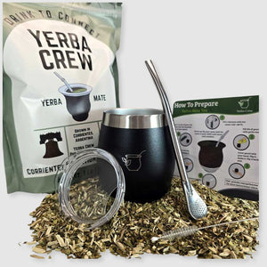 Condor Black gourd and Yerba Crew Corrientes Yerba Mate Bundle