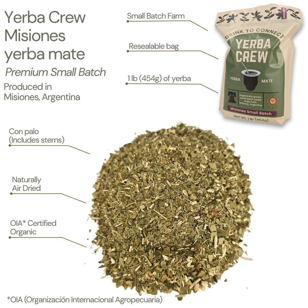 Yerba Crew Misiones Small Batch yerba mate (1 lb)