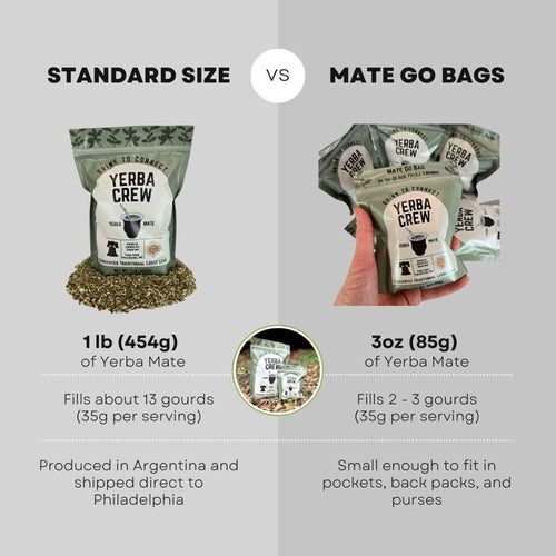 Yerba Crew Corrientes yerba mate Go Bag 3oz (85g)
