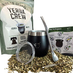 Condor Black gourd and Yerba Crew Corrientes Yerba Mate Bundle