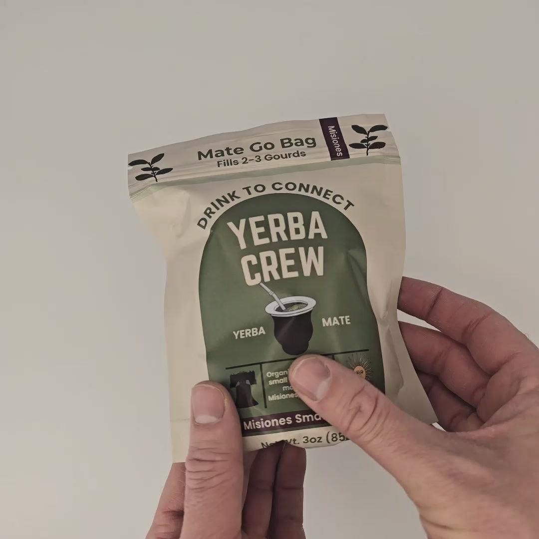 Yerba Crew Misiones Small Batch yerba mate Go Bags (3 oz)