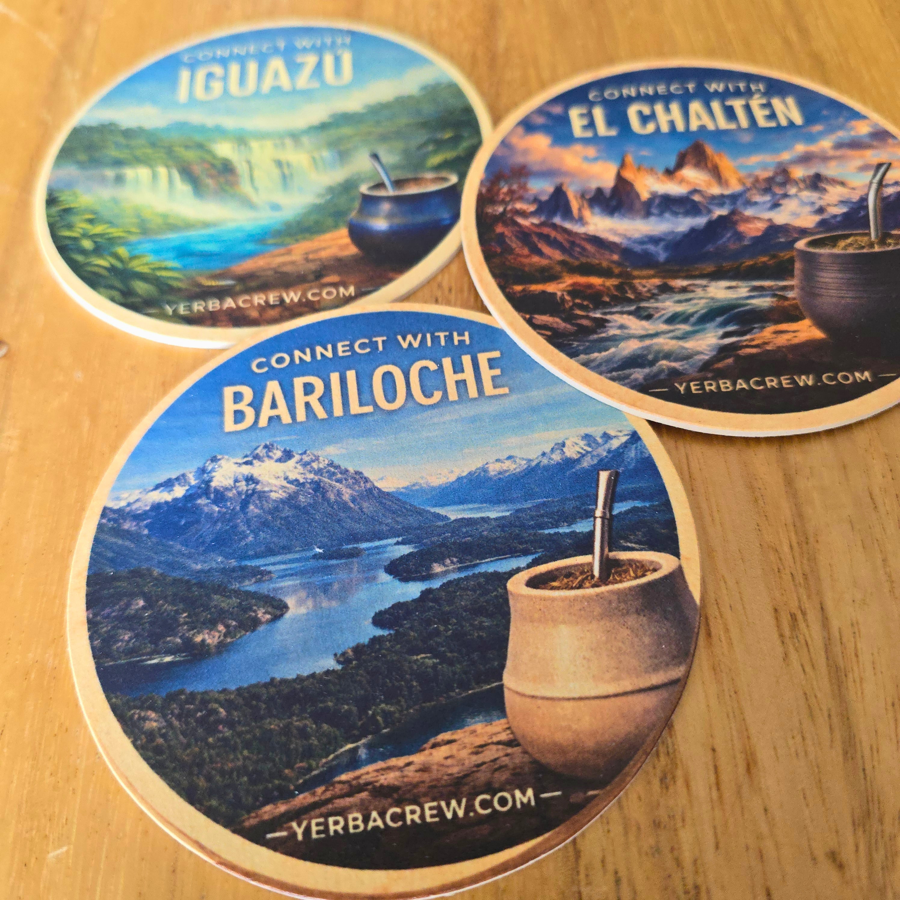 Argentina Nature Coaster Set - 3 Pack