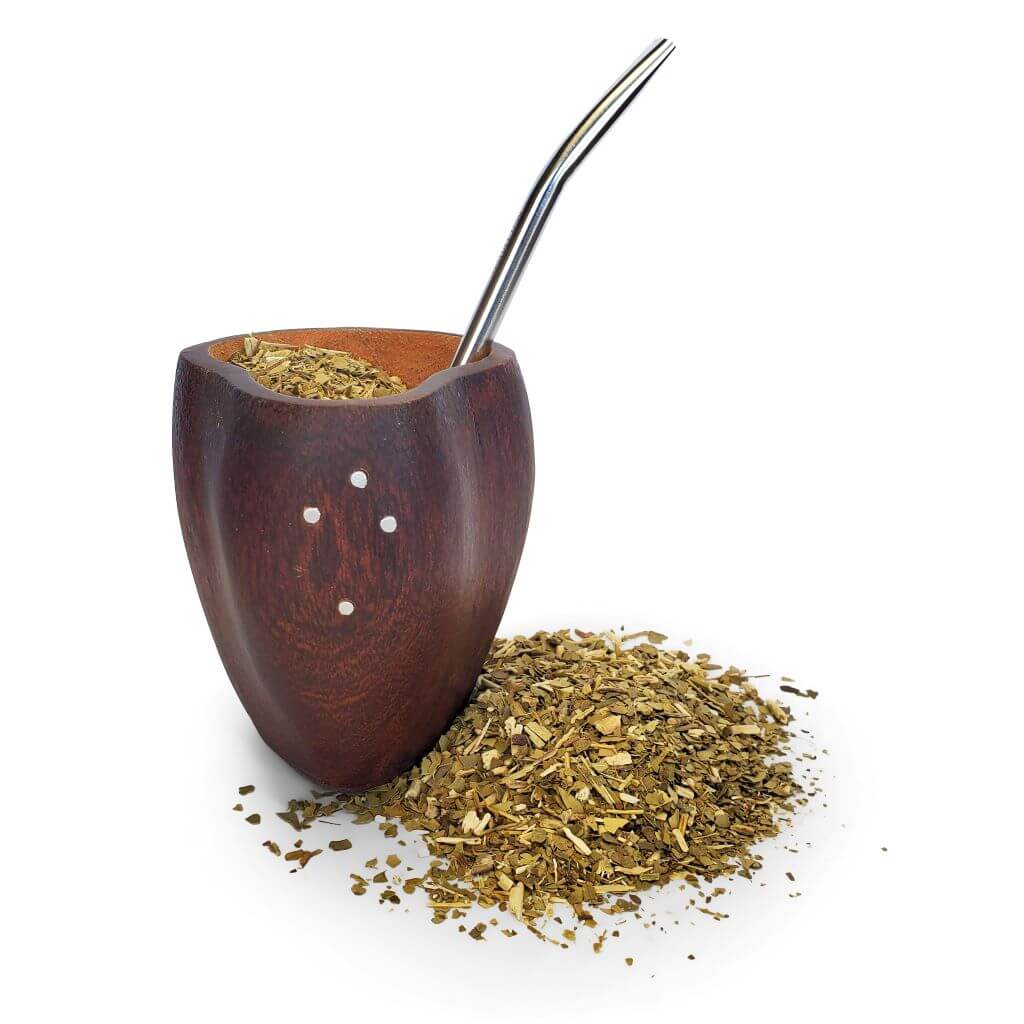 Yerba Crew algarrobo handmade Argentina gourd with la merced