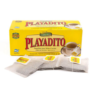 Yerba Crew Playadito best yerba mate philadelphia 25 saquitos tea bags overhead